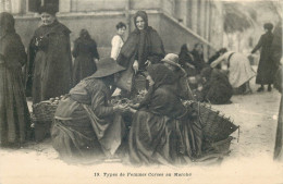 CORSE   Types De Femmes Corses  Au Marché - Other & Unclassified