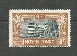 CONGO TAXE N°20 Neuf Avec Charnière* Cote 12.50€ - Unused Stamps