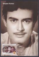 Inde India 2013 Maximum Max Card Sanjeev Kumar, Actor, Bollywood, Indian Hindi Cinema, Film - Storia Postale