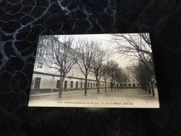 C-58 ,CPA, Nantes, Ecole Primaire Supérieure De Garçons, Rue Bel-Air - Nantes