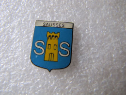 PIN'S    SAUSSES  BLASON - Città