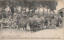 Alligny-en-Morvan /58/ Maison Lhomme Eugène Bière , Expéditeur Des Vins De Bourgogne Et Du Midi / Réf:fm4068 - Andere & Zonder Classificatie