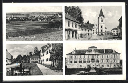 AK Neudau /Ost-Steiermark, Schloss, Hauptplatz, Gesamtansicht  - Andere & Zonder Classificatie