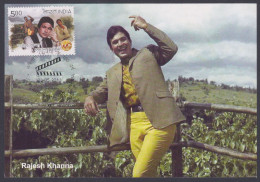 Inde India 2013 Maximum Max Card Rajesh Khanna, Actor, Bollywood Indian Hindi Cinema, Film - Brieven En Documenten