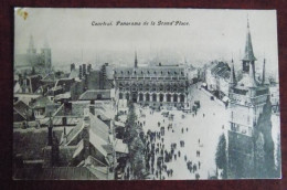 Cpa Courtrai : Panorama De La Grand'place - Kortrijk