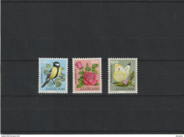 YOUGOSLAVIE 1974 Mésange, Rose, Papillon Yvert 1443-1445 NEUF** MNH Cote 2,60 Euros - Neufs