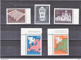 YOUGOSLAVIE 1975 Yvert 1469-1470 + 1516-1518 NEUF** MNH Cote 2 Euros - Ongebruikt