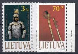 LITHUANIA 1999 Museum Exhibits MNH(**) Mi 712-713 #Lt1072 - Litouwen