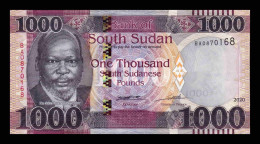 Sudán Del Sur South Sudan 1000 Pounds 2020 Pick 17a Sc Unc - Sudán Del Sur
