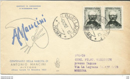 Mancini N. 703 Coppia Su Busta FDC Venetia Club Venezia - FDC