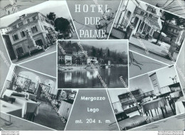 Bb320 Cartolina Mergozzo Hotel Due Palme 5 Vedutine Verbania - Biella