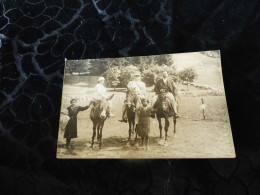 C-71 , Carte-photo, Ballade à Cheval, Excursion Au Cirque De Gavarnie, Août 1932 - Gavarnie