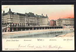 AK Wien, Franz-Josefs-Kai, Herminenhof, Morzinplatz, Hotel Metropole  - Other & Unclassified