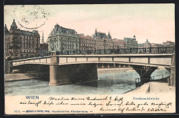 AK Wien, Ansicht Der Ferdinandsbrücke  - Altri & Non Classificati