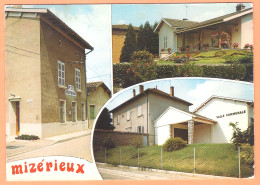 Ppgf/ CPSM Grand Format - AIN - MIZERIEUX - 3 VUES DONT LA POSTE ET LA SALLE COMMUNALE - Unclassified