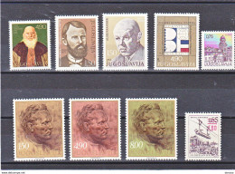 YOUGOSLAVIE 1977 Yvert 1561-1565 +  1572 + 1575-1577 + 1587 NEUF** MNH Cote 4,90 Euros - Unused Stamps