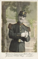 MILITARIA - Un Officier Tout Souriant - Colorisé - Carte Postale Ancienne - Altri & Non Classificati