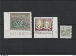 YOUGOSLAVIE 1978 Yvert 1606 + 1611 + 1616 NEUF** MNH Cote 3,10 Euros - Ungebraucht