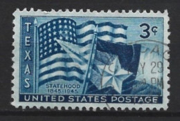 USA 1945 Texas Statehood Y.T. 490 (0) - Used Stamps
