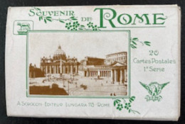 CPA - ROMA - Carnet 20 Vues Incomplet (1 CP Manquante) - Edition A.Scrocchi - Andere Monumenten & Gebouwen