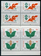 NORWAY 1980 Christian Youth League Centenary Blocks Of 4 MNH / **.  Michel 809-10 - Unused Stamps