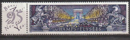 France N° 2918 - CHAMPS ELYSEES - OBLITERE - 1995 - - Usados