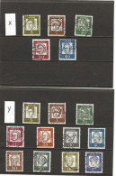 Lots Bekande Personen 1961-1964  X + Y Gebraucht - Used Stamps