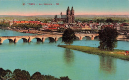 FRANCE - Tours - Vue Générale De La Ville - Colorisé -  Carte Postale Ancienne - Tours