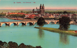 FRANCE - Tours - Vue Générale De La Ville - ND - Colorisé -  Carte Postale Ancienne - Tours