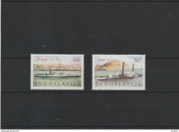 YOUGOSLAVIE 1979 Bateaux à Vapeur Yvert 1699-1700, Michel 1816-1817 NEUF** MNH Cote 3 Euros - Unused Stamps