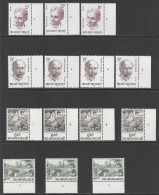 Belgique - 1976 - COB 1828 à 1831 ** (MNH) - Planches, Série Incomplète - Nuevos