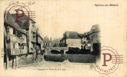 FRANCIA. FRANCE. SALIES DE BEARN - CASCADE ET LE PONT DE DE LA LUNE - Salies De Bearn