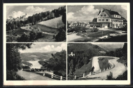 AK Pack /Steiermark, Gasthof Packerhöhe, Packerstrasse Mit Stausee, Schloss Waldenstein  - Autres & Non Classés