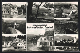 AK Dechantskirchen /Oststmk., Ortsansichten Mit Kirche, Wirtshaus, Und Strassenzügen  - Other & Unclassified