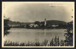 AK Obertrum, Schöner Blick Aus Dem Schilf Richtung Ort  - Autres & Non Classés