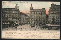 AK Wien, Kaiser Ferdinandplatz, Stadtbahnstation Ferdinandsbrücke  - Other & Unclassified