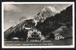 AK Hinterriss, Gasthof Alpenhof Mit Risser Und Lalider Falken  - Other & Unclassified