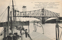 De Montreal A Quebec Vue Prise A Bord Du Pomeranian A Son Passage Sous Le Pont De Quebec - Andere & Zonder Classificatie