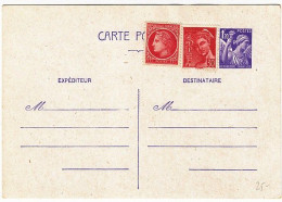 Entier Postal 651-CP1 Neuf Avec Complément D'affranchissement - Standard- Und TSC-AK (vor 1995)