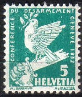 1932 Zu 185 / Mi 250 / YT 254 ** / MNH Conférence Du Désarmement Voir Description - Nuevos