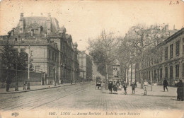 FRANCE - Lyon - Avenue Berthelot - Ecole De Santé Militaire - Carte Postale Ancienne - Otros & Sin Clasificación