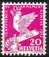 1932 Zu 187 / Mi 252 / YT 256 ** / MNH Conférence Du Désarmement Voir Description - Nuovi