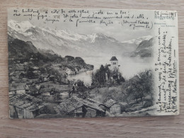 Suisse BE - Ringgenberg Am Brienzersee CIRCULE 28 JUIN 1908 - Autres & Non Classés