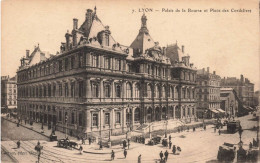 FRANCE - Lyon - Palais De La Bourse Et Place Des Cordeliers - Carte Postale Ancienne - Andere & Zonder Classificatie