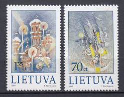 LITHUANIA 1999 Christmas MNH(**) Mi 715-716 #Lt1078 - Lituania