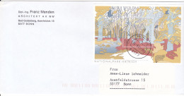 NATIONAL  PARK  HAINICH  COVER GERMANY - Lettres & Documents