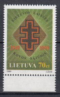 LITHUANIA 1999 Freedom Fight Movement MNH(**) Mi 708 #Lt1081 - Lithuania