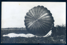 Cpa Carte Photo Parachutisme Parachute     STEP198 - Parachutting