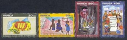 RWANDA 1999 -  Non Au Génocide - 4 V. - Unused Stamps