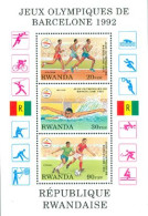 RWANDA 1993 - Jeux Olympiques De Barcelone 92 - BF - Unused Stamps